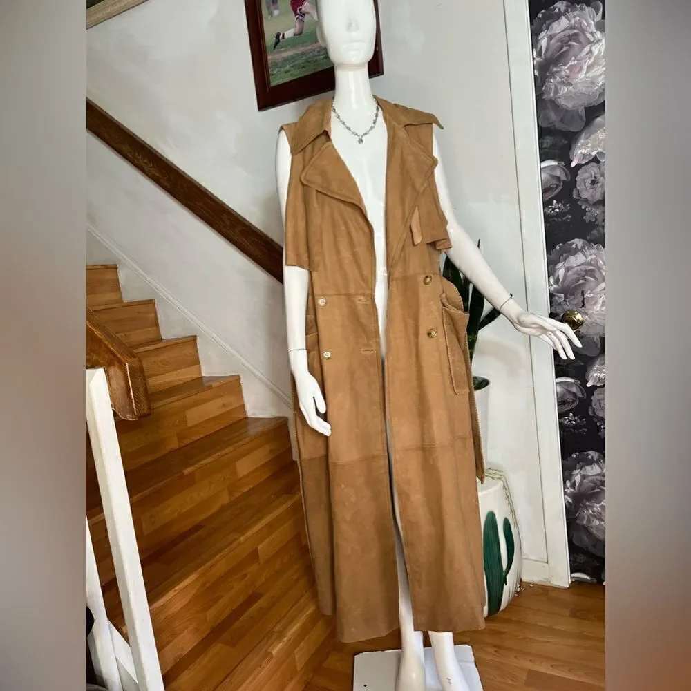 New Free People Marseille Leather Vest